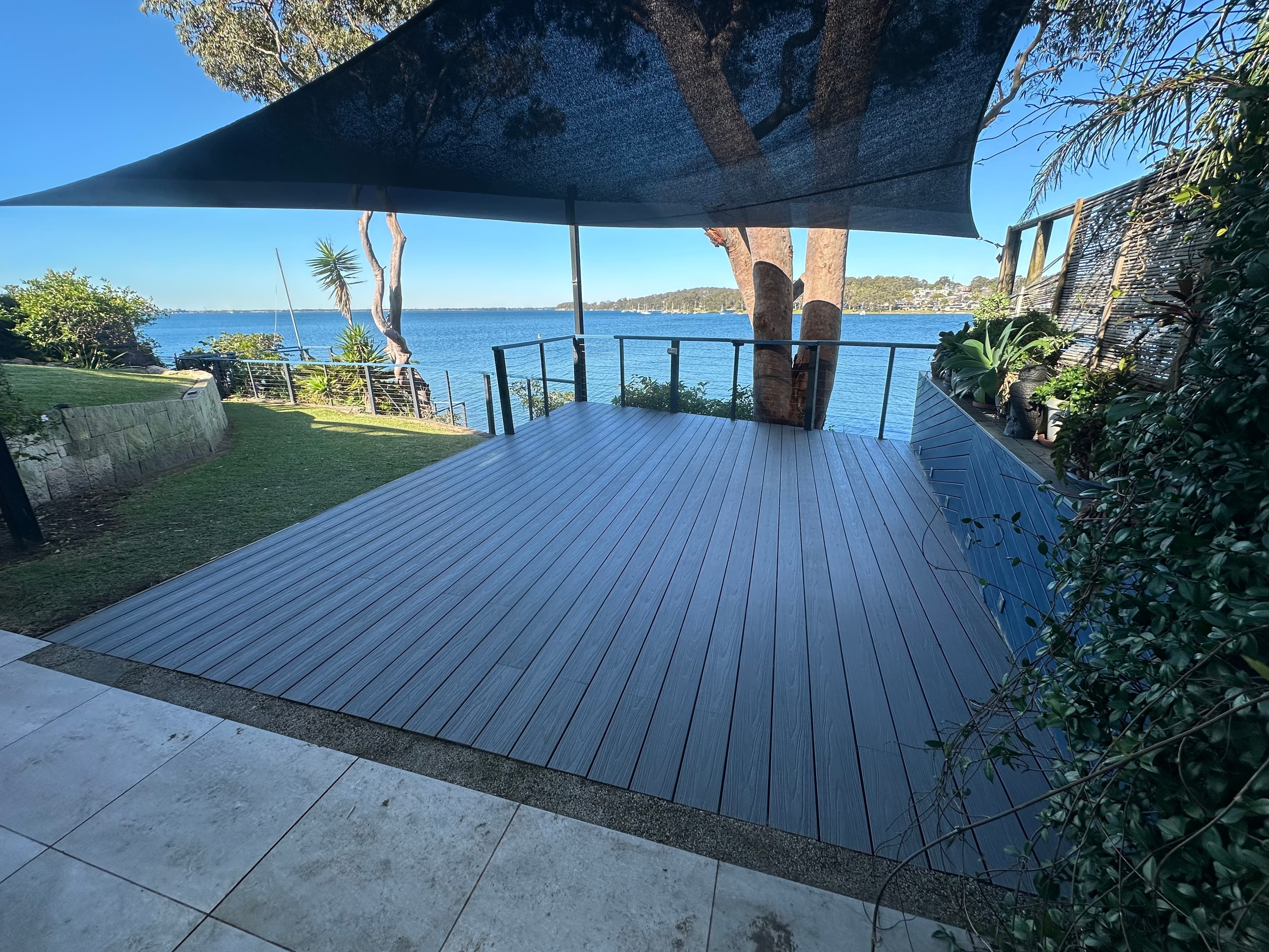 Composite Deck Over Looking Lake Macquarie